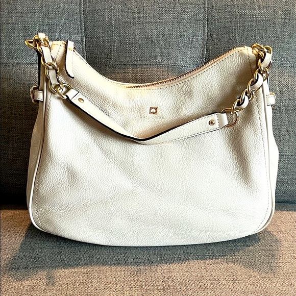 Kate Spade Pebbled Leather Pine Street Finley Hobo Bag14”x10.5”x5”Preloved - Picture 1 of 13